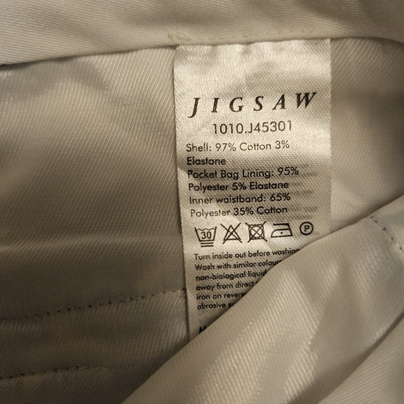 Jigsaw Abstract Floral Palmer Trouser Size 10 - Picture 5 of 6